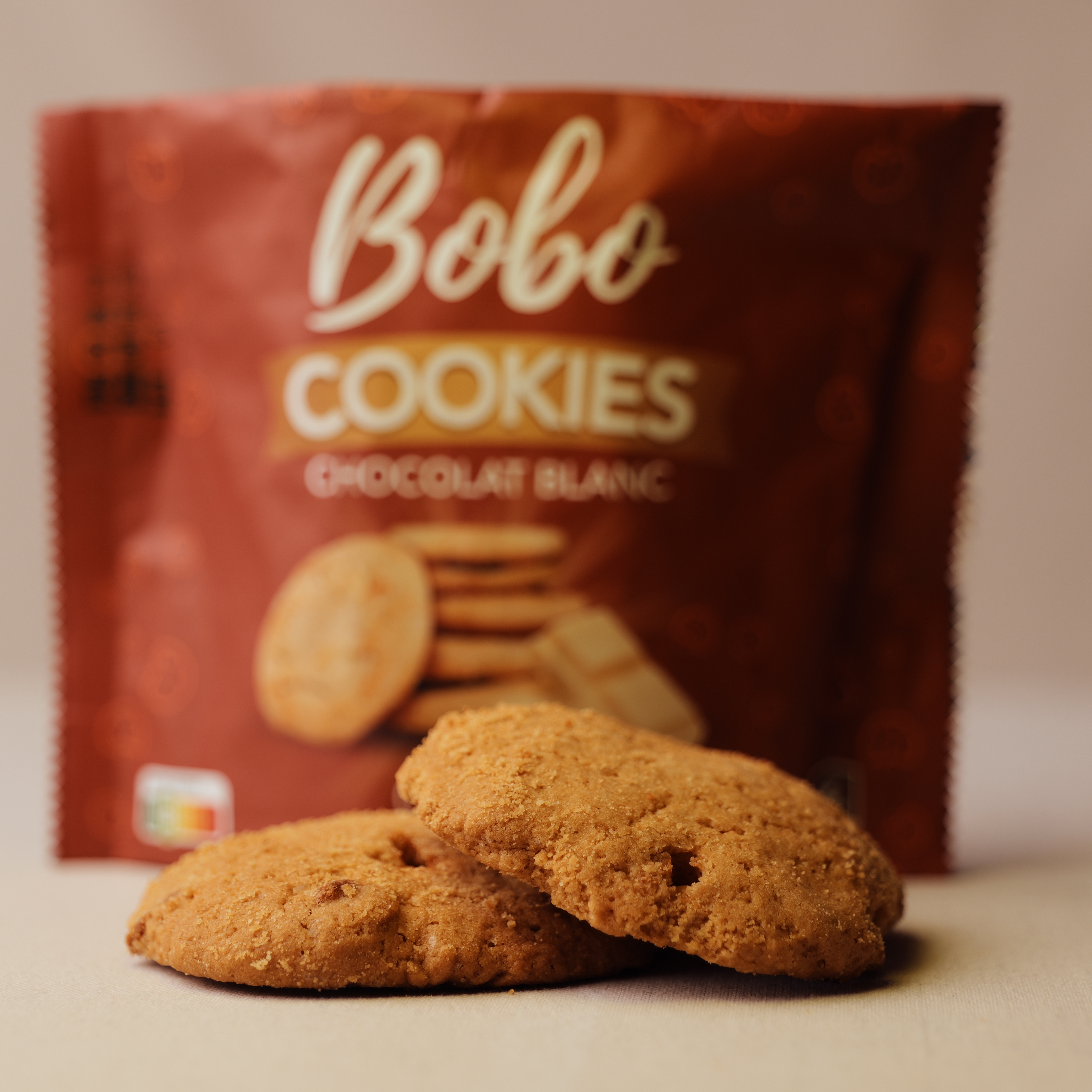 Lot de 3 Cookies au chocolat blanc_Bobo biscuit_Cameroun