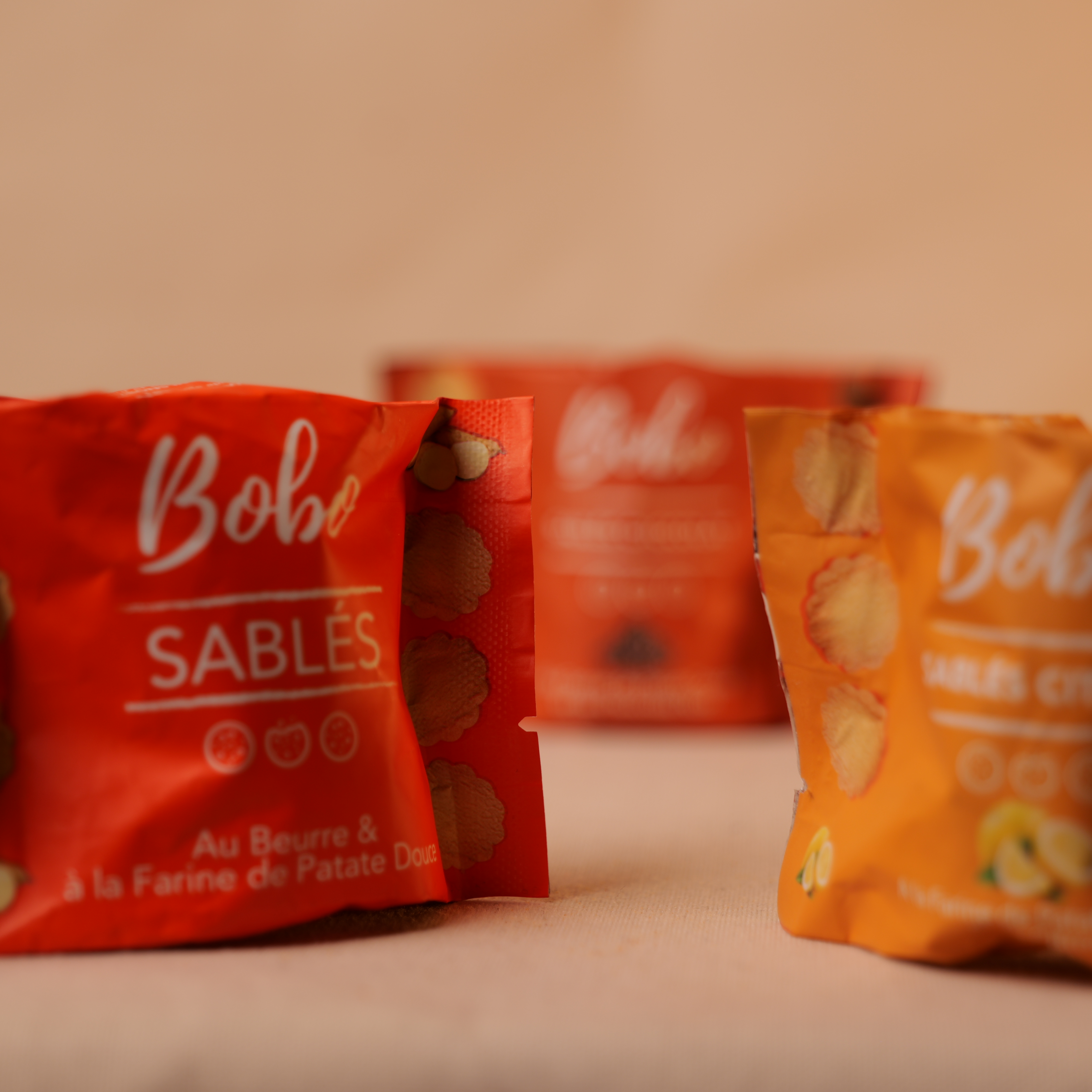 Trio de 3 Petits Sablés Nature, Citron & Pépites de chocolat_Bobo Biscuits_Cameroun
