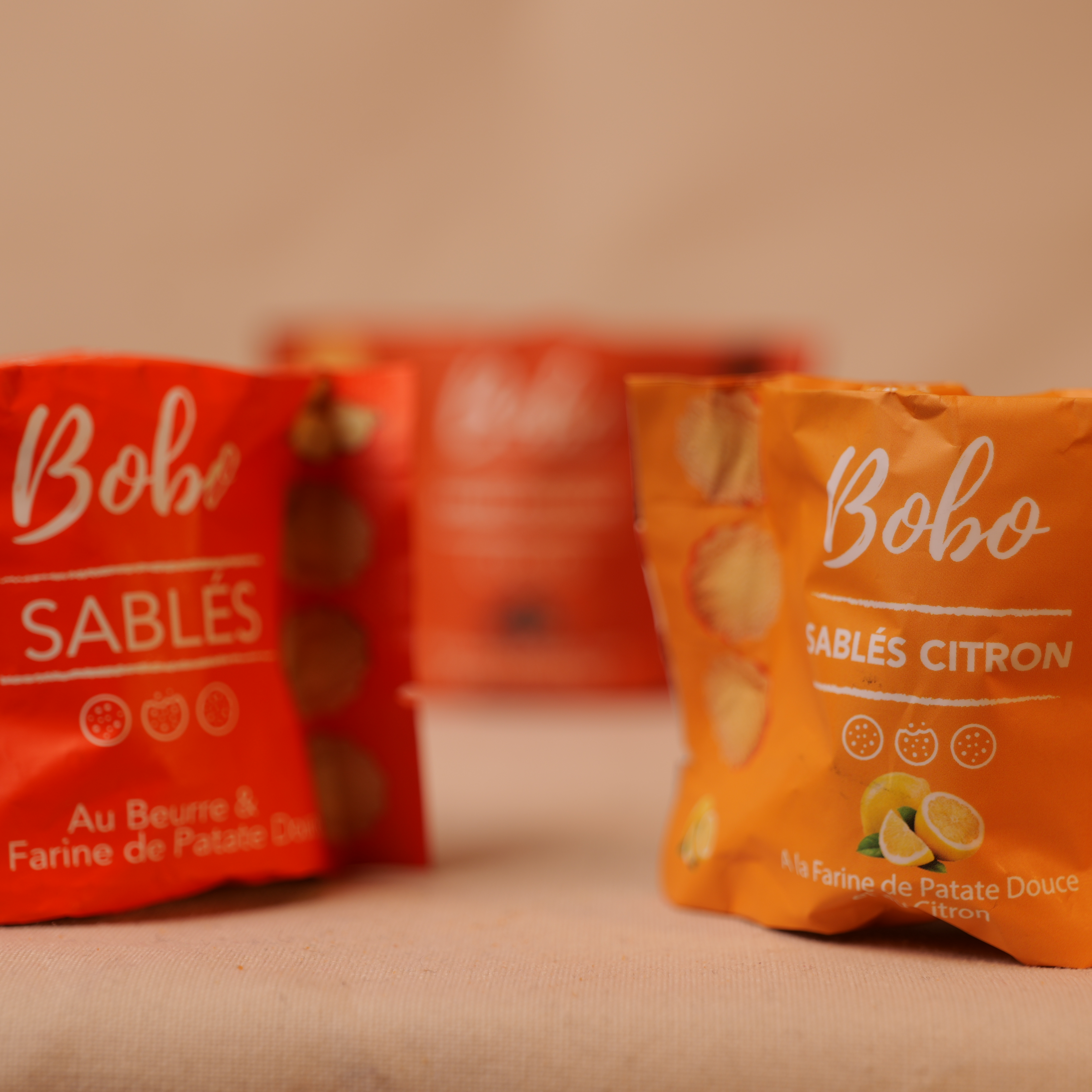 Trio de 3 Petits Sablés Nature, Citron & Pépites de chocolat_Bobo Biscuits_Cameroun