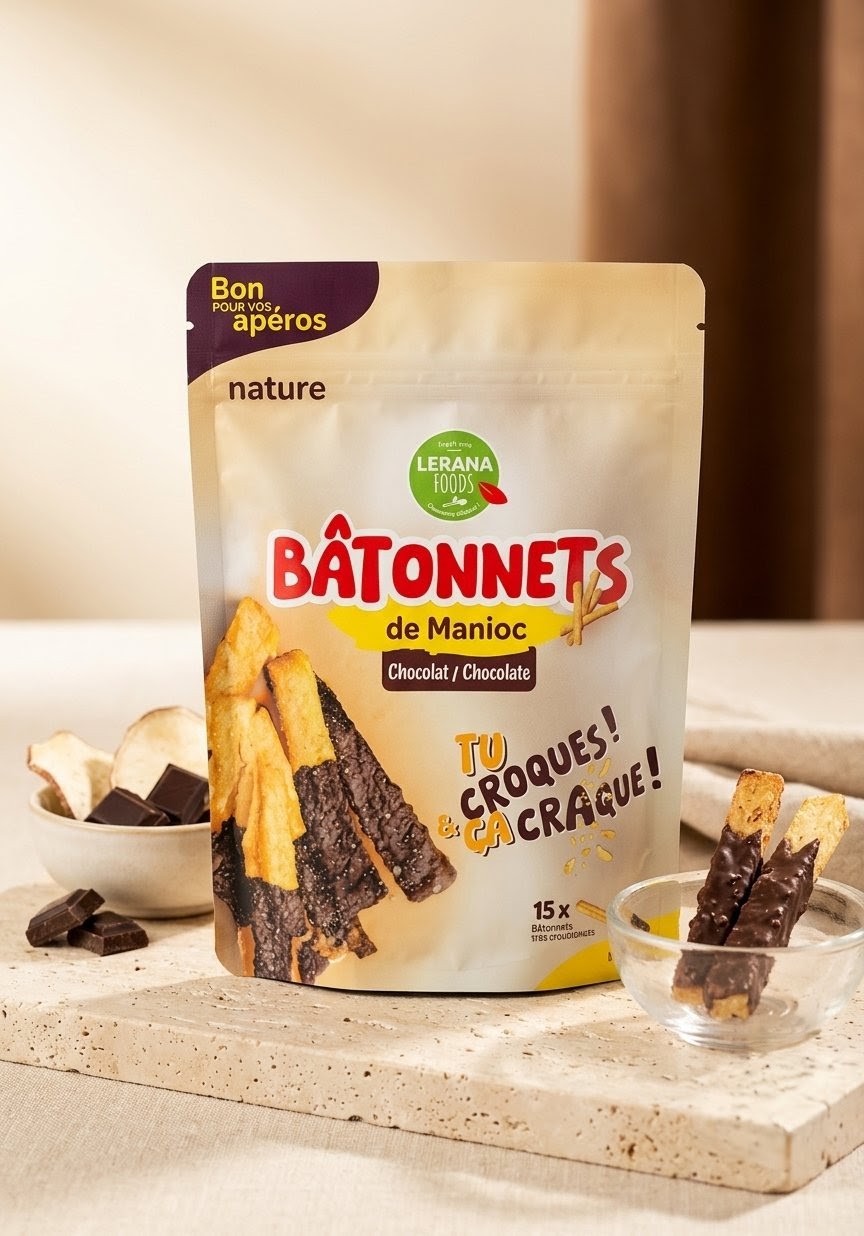 Bâtonnets de Manioc Chocolat_Côte d'Ivoire