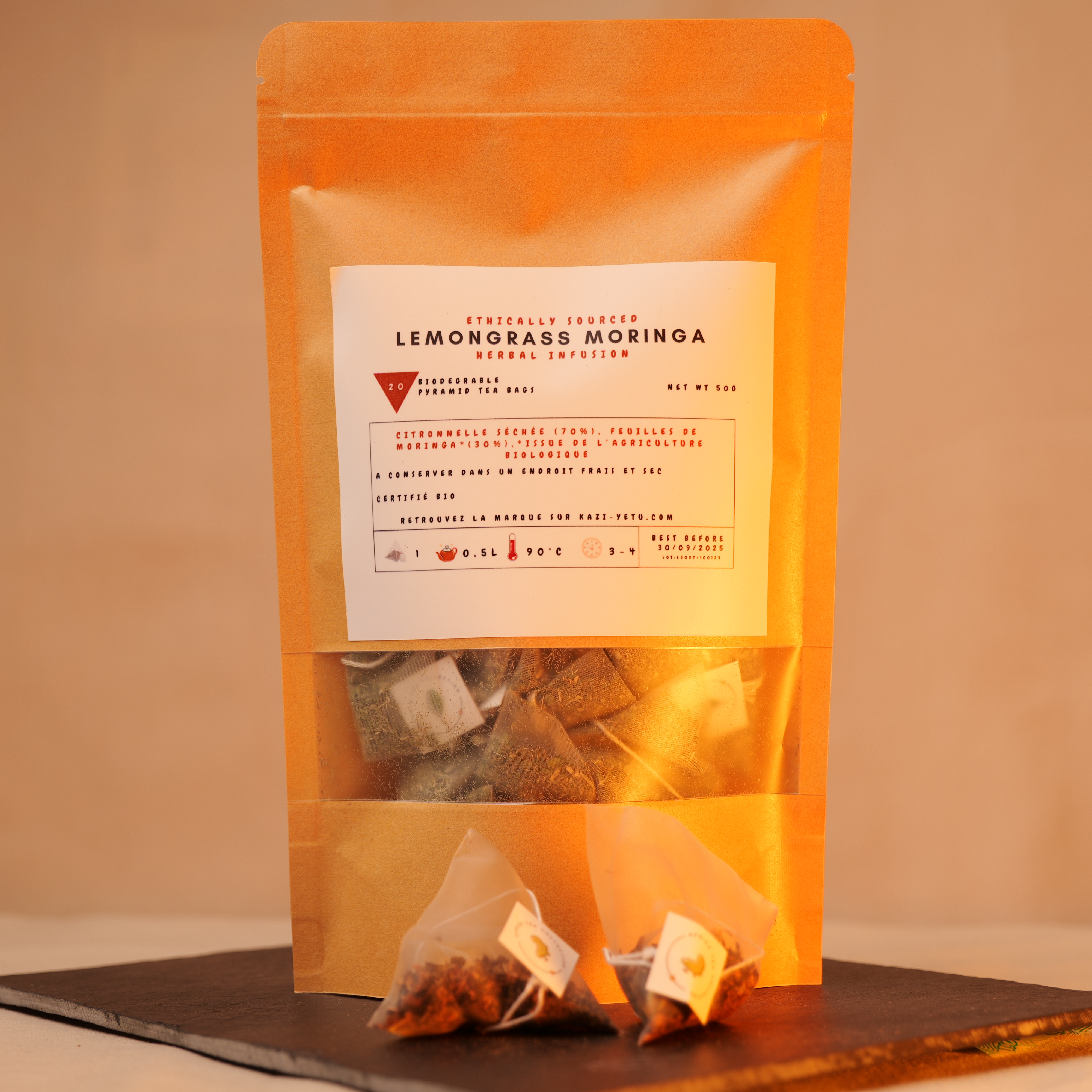 Lemongrass Moringa Herbal Infusion_Kazi Yetu_Tanzanie