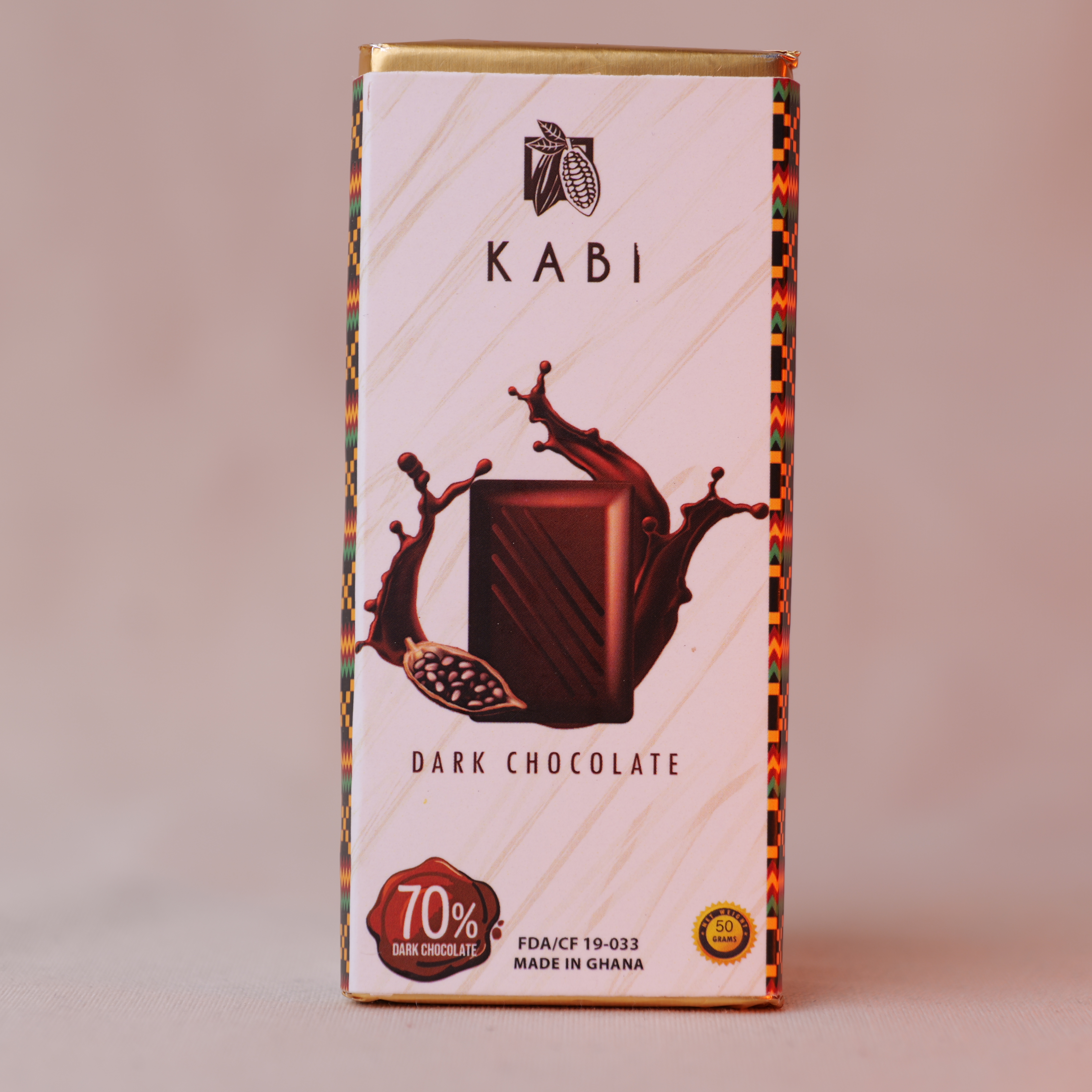 Tablette de chocolat noir 70%_ Ghana
