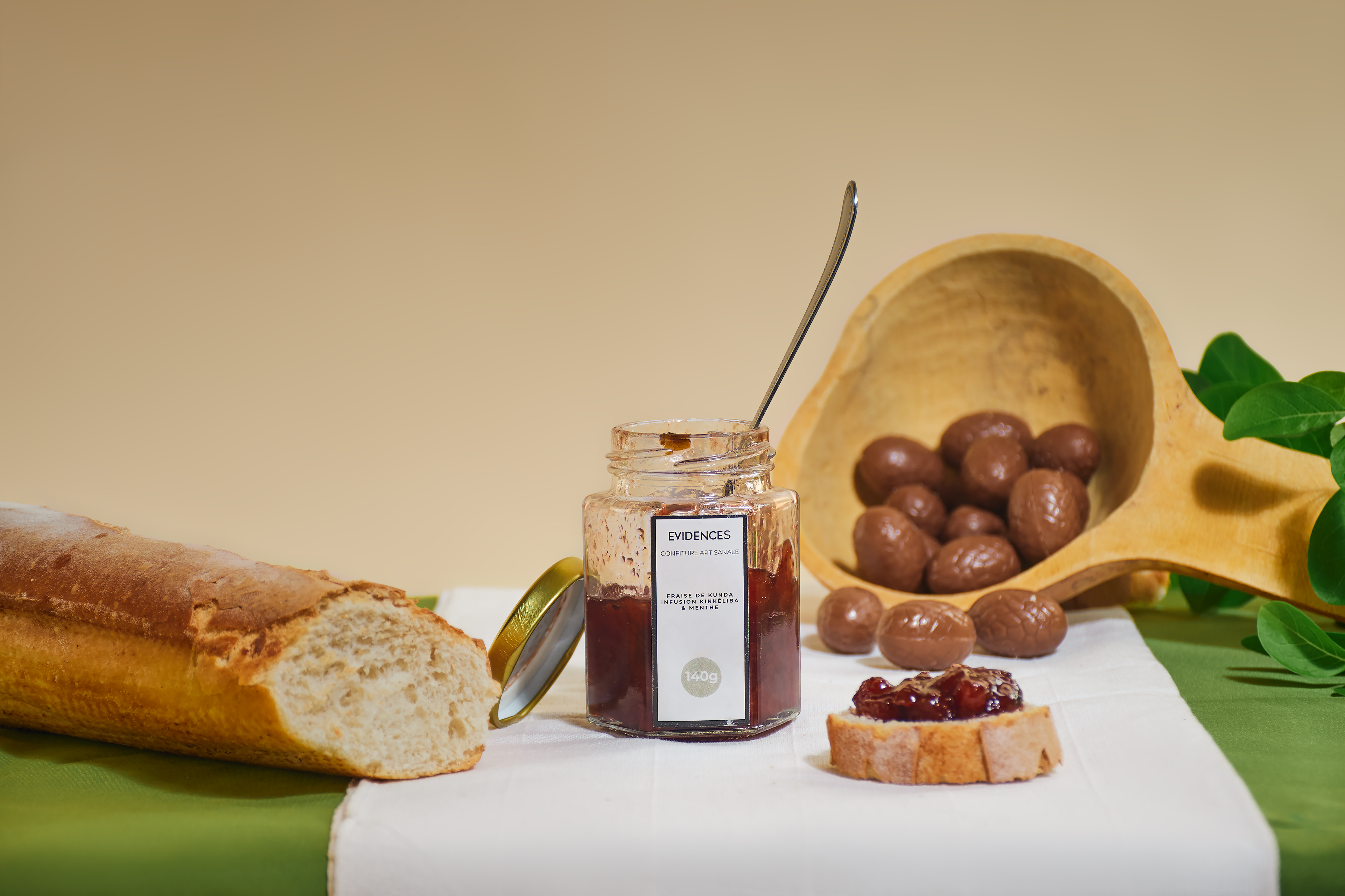 CONFITURE DE FRAISE KUNDA INFUSION KINKELIBA ET MENTHE _ EVIDENCES _ BURKINA FASO