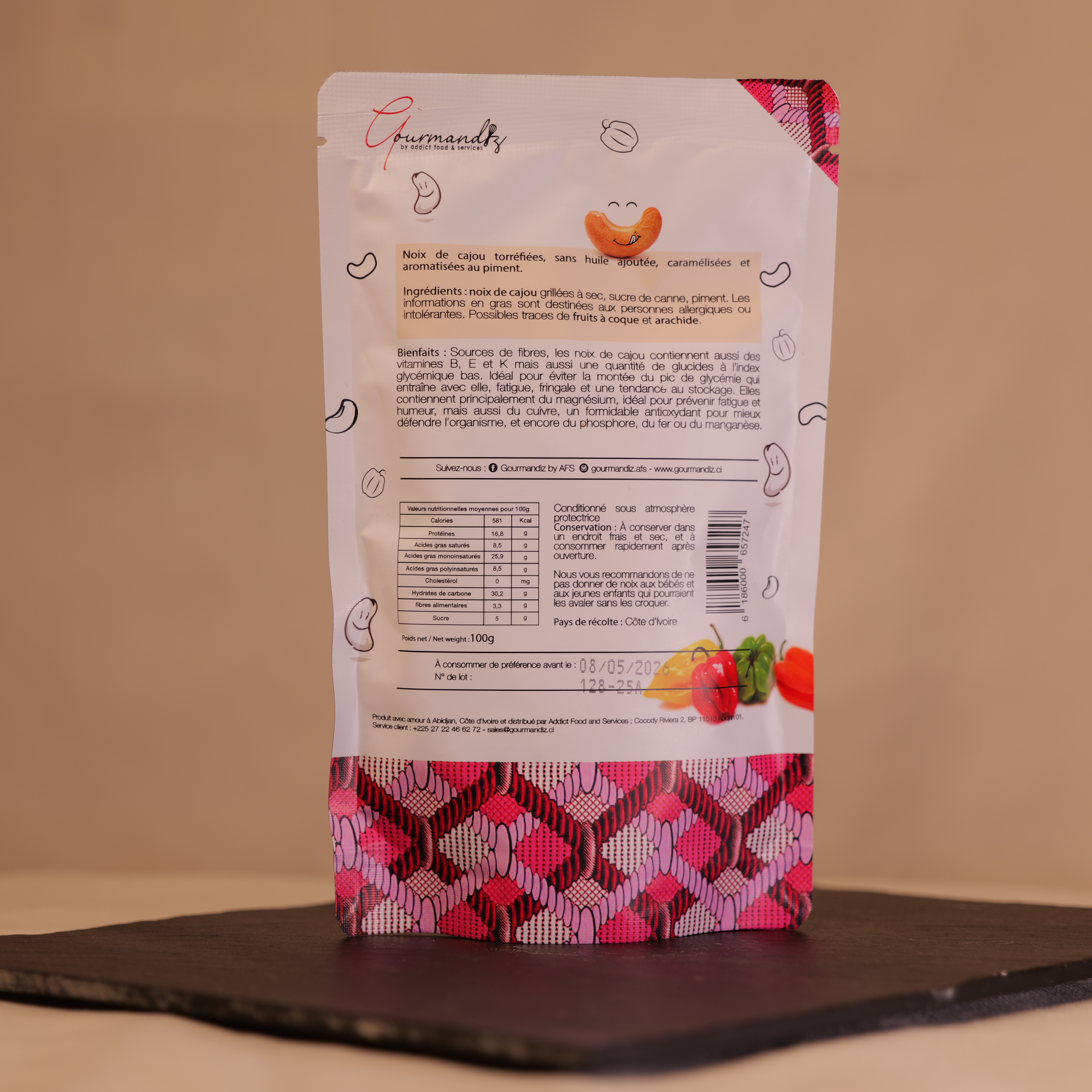 Noix de cajou hot & spicy _ Côte d'Ivoire