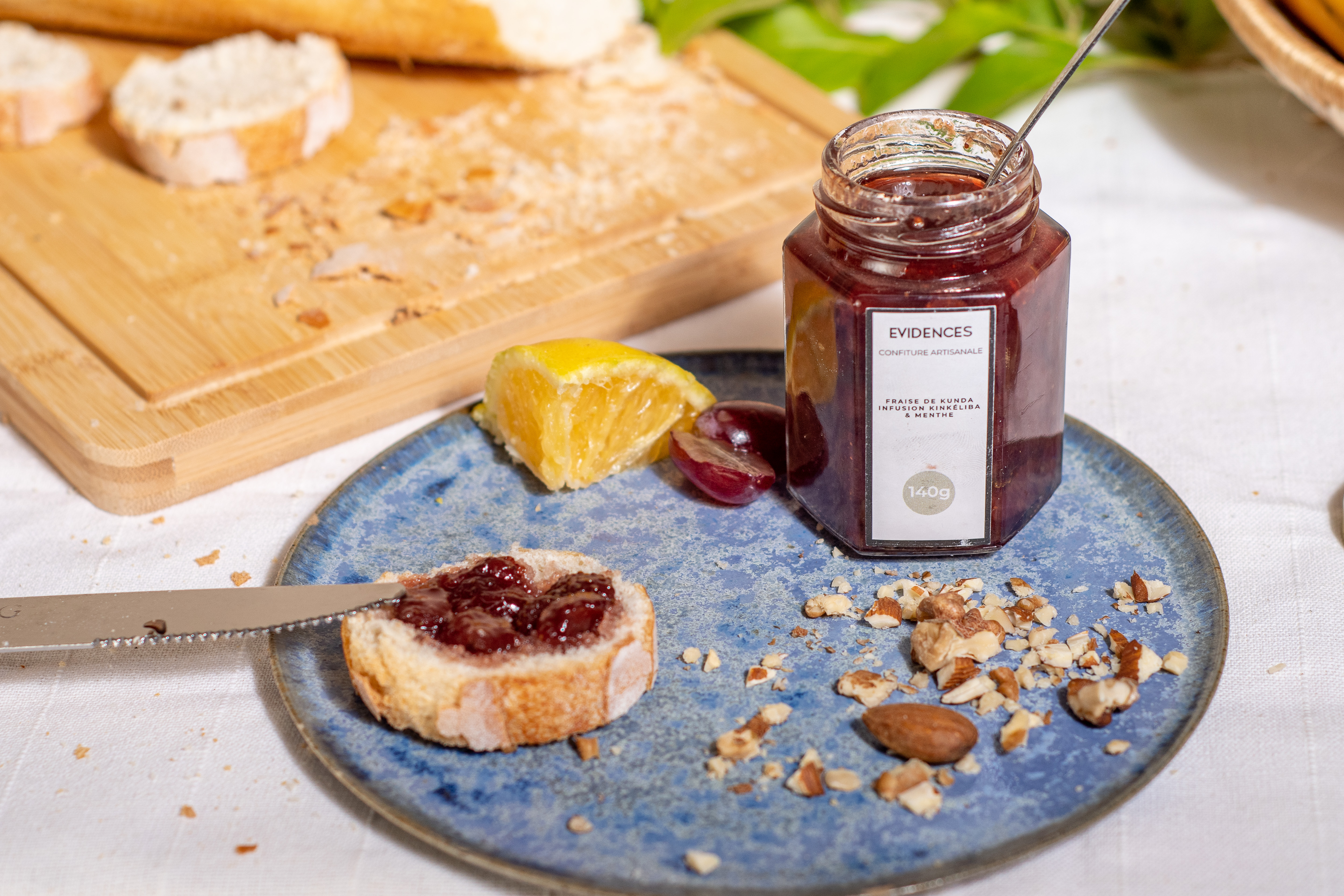 CONFITURE DE FRAISE KUNDA INFUSION KINKELIBA ET MENTHE _ EVIDENCES _ BURKINA FASO