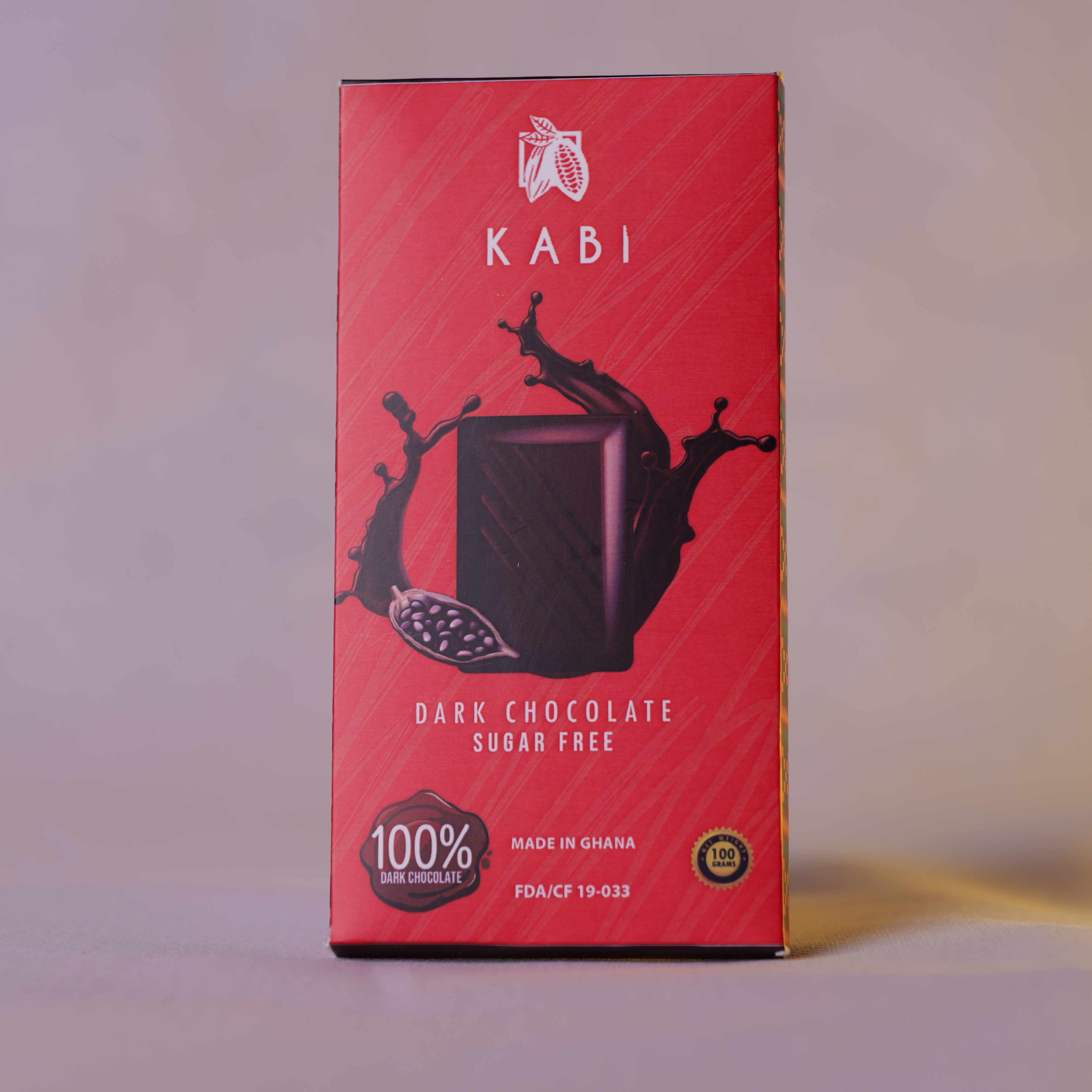 Tablette de chocolat noir 100%_ Ghana