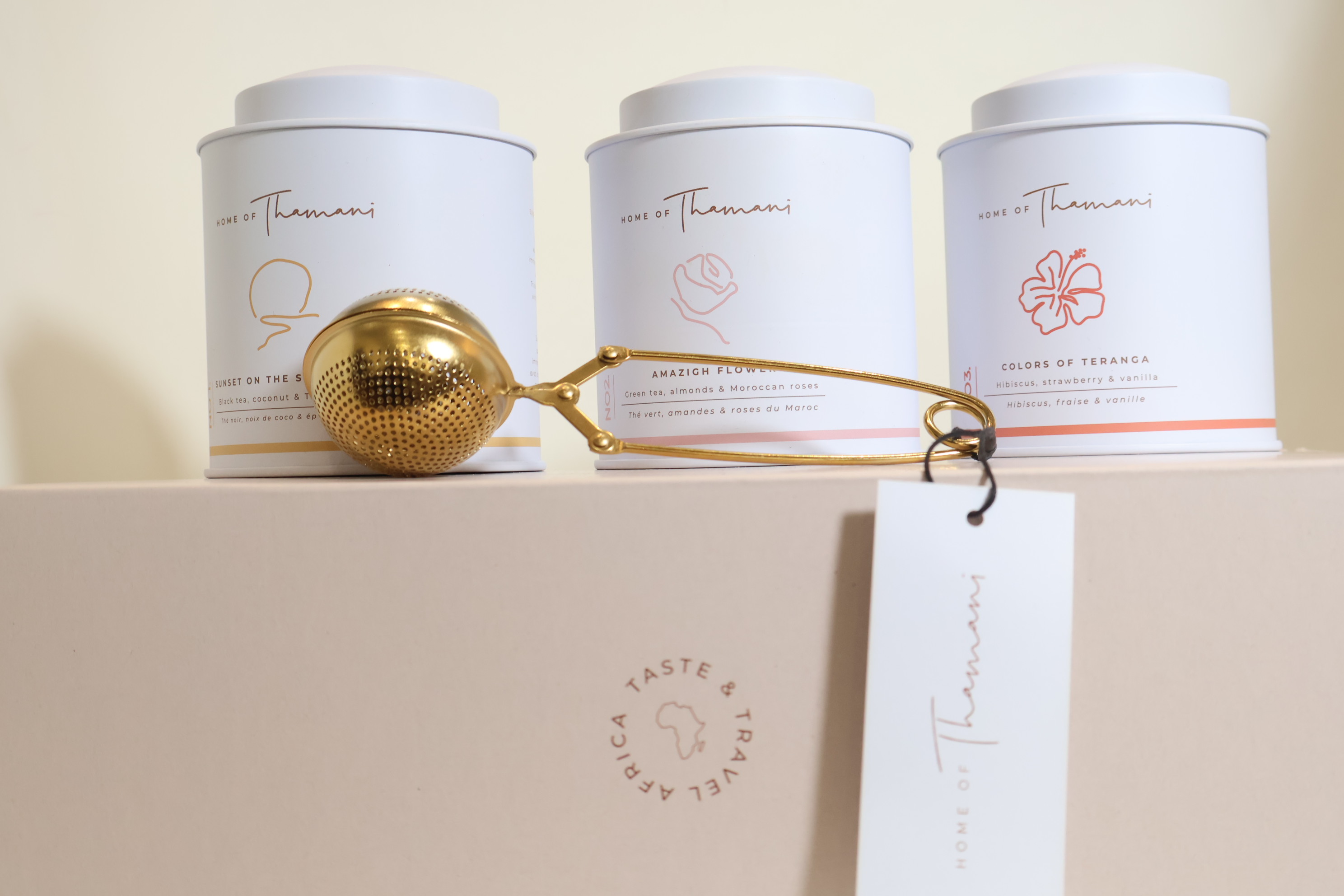 Coffret Cadeau - Collection de Thés Parfumés - Home Of Thamani