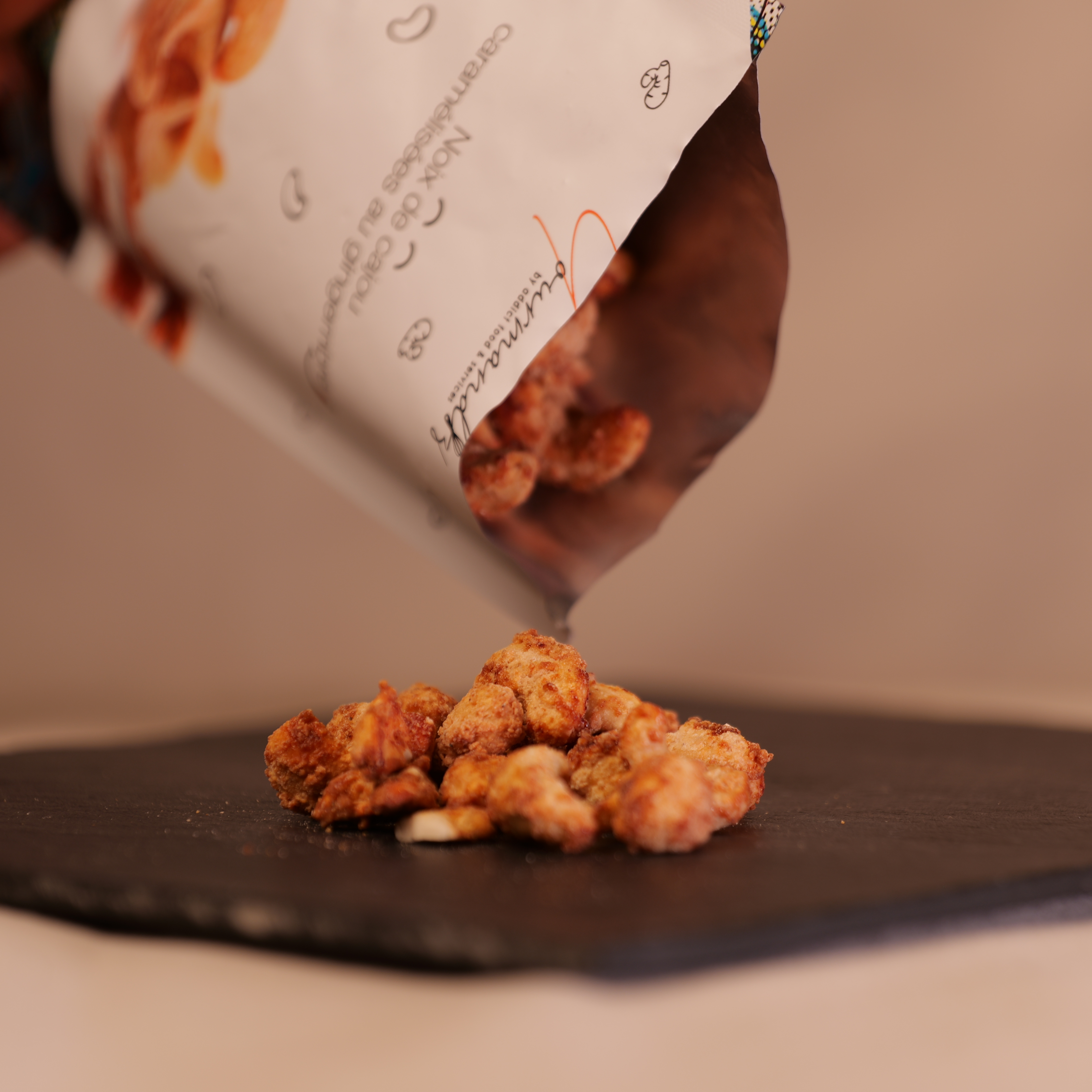 Noix de cajou caramélisées au gingembre _ Côte d'ivoire