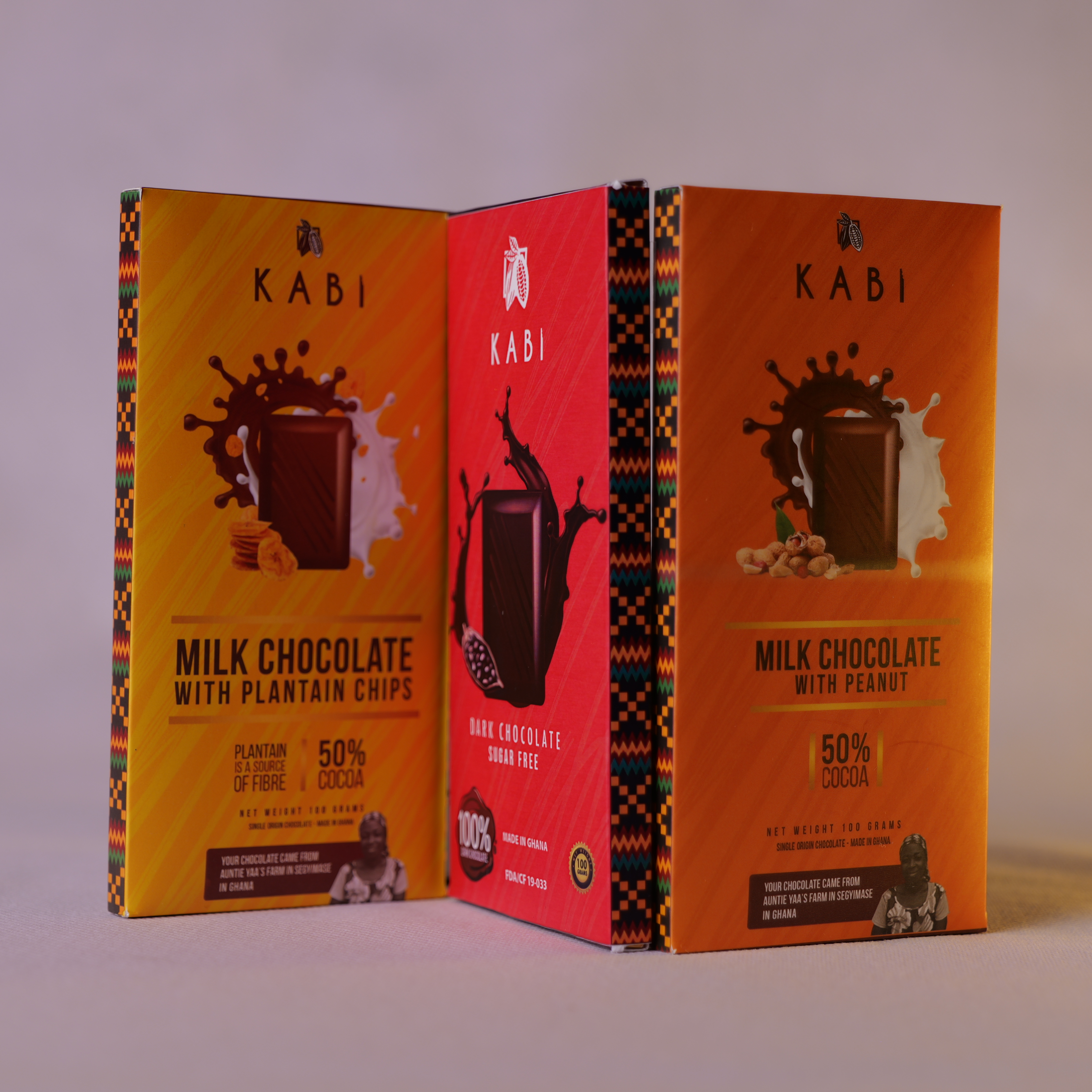 Tablette de chocolat au lait 50% cacahuète_ Ghana