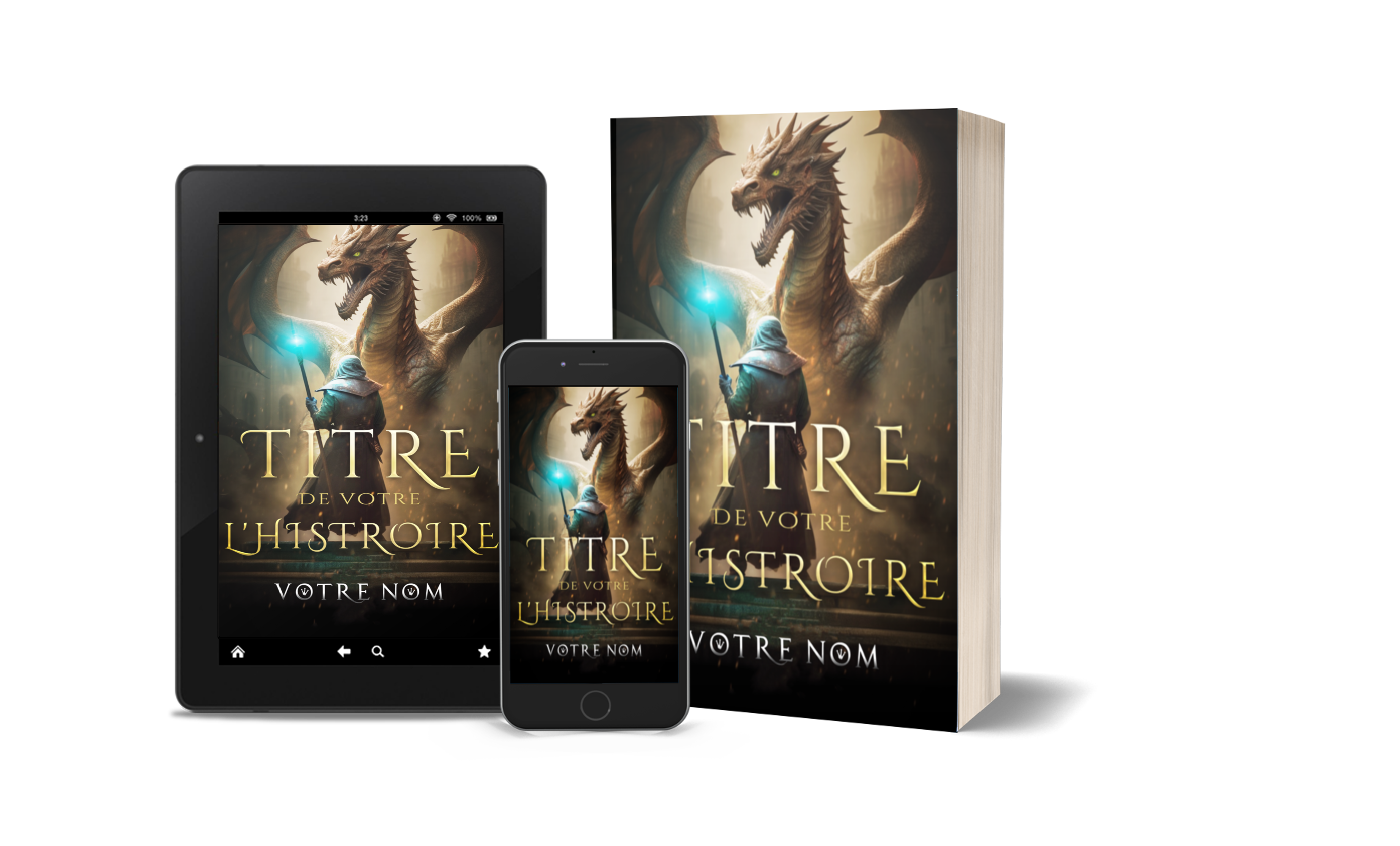 Pack : couverture roman + couverture ebook