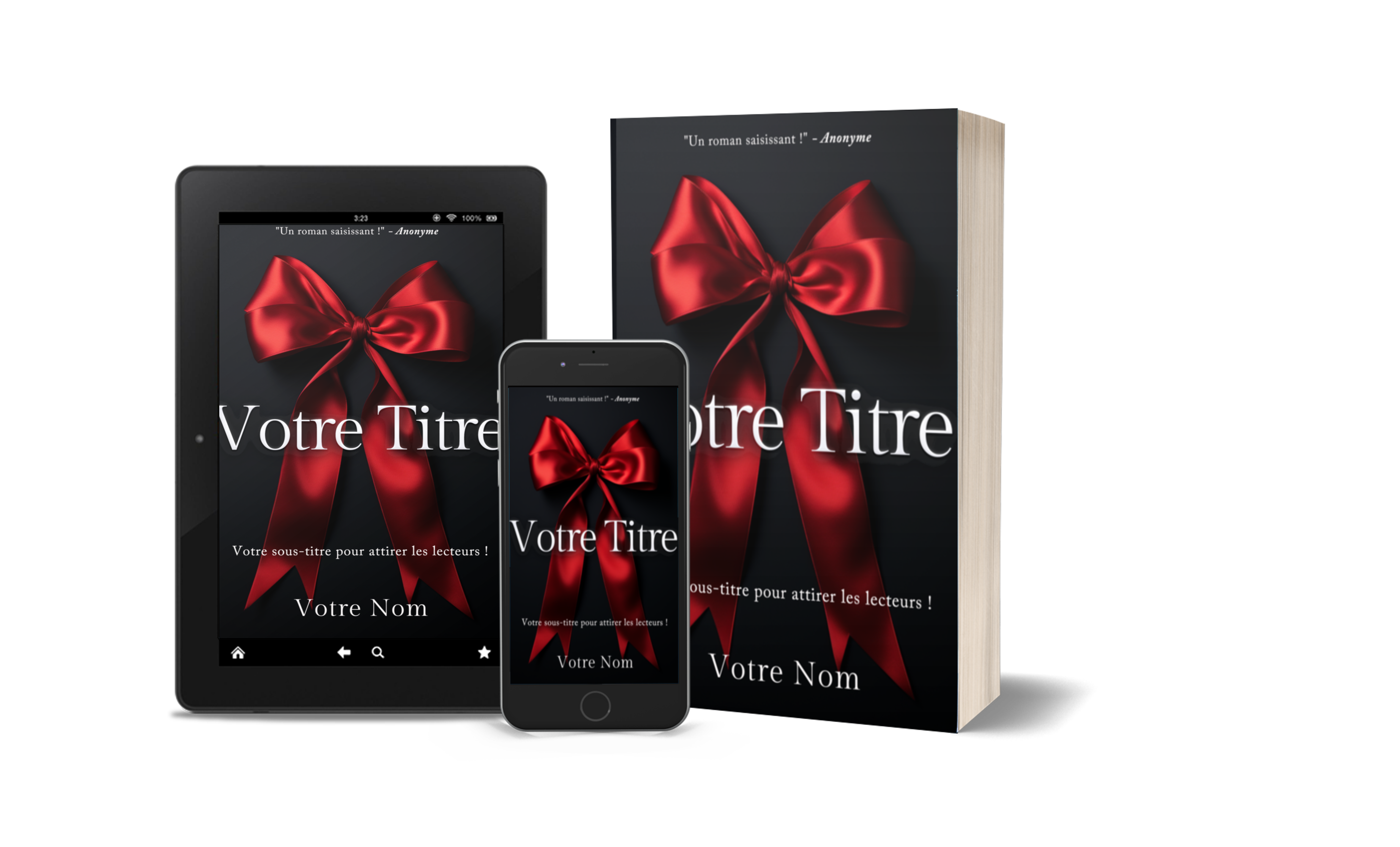 Pack : couverture roman + couverture ebook