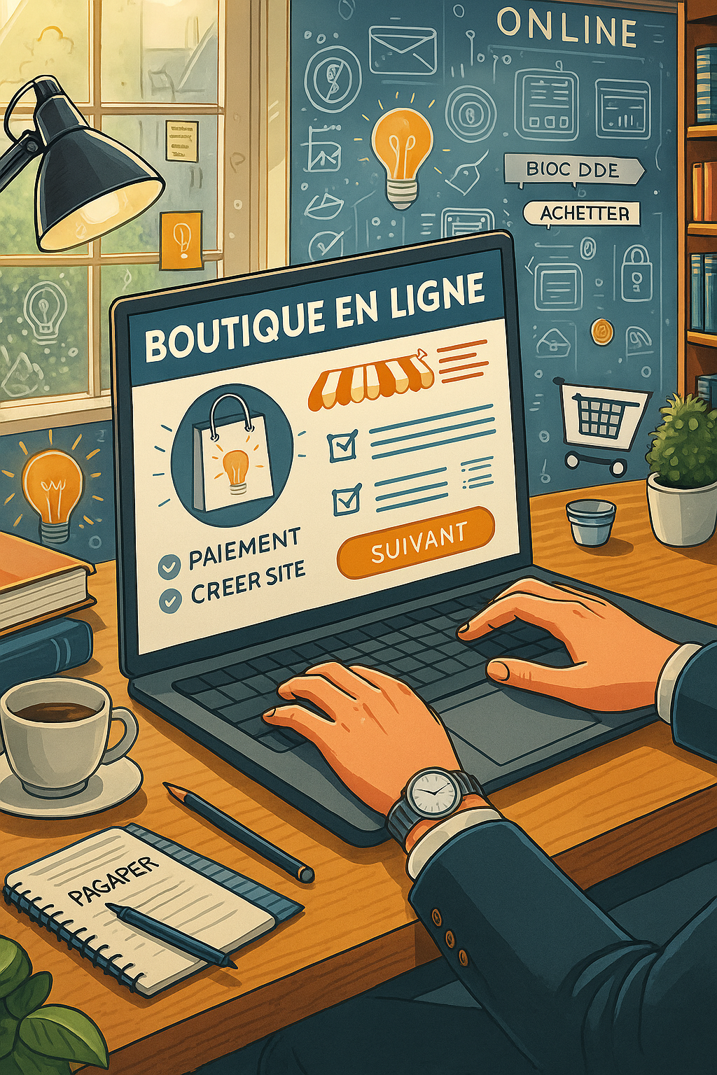 Création de votre site internet + votre boutique en ligne d'auteur