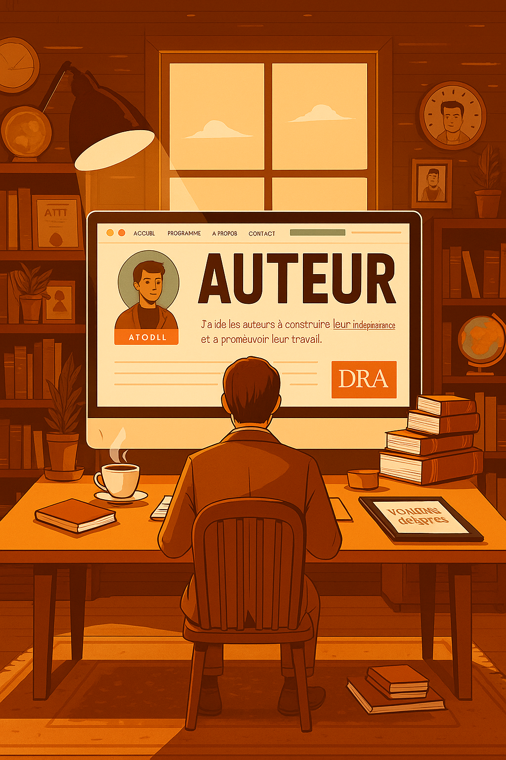 Création de votre site internet d'auteur