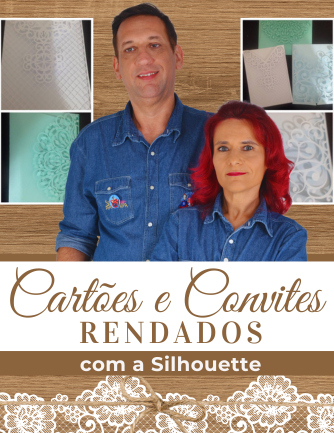 Cartões e Convites Rendados com a Silhouette - da criação ao corte