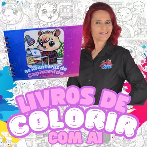 Livro de Colorir com INTELIGENCIA ARTIFICAL