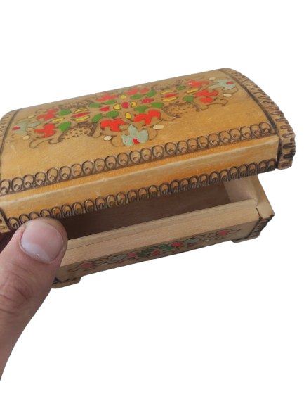 Ретро дървена кутийка – втора употреба