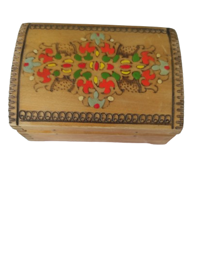 Ретро дървена кутийка – втора употреба