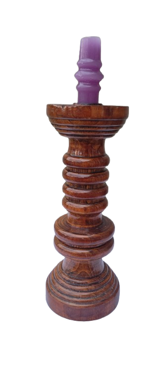 Ретро дървена свещ– втора употреба