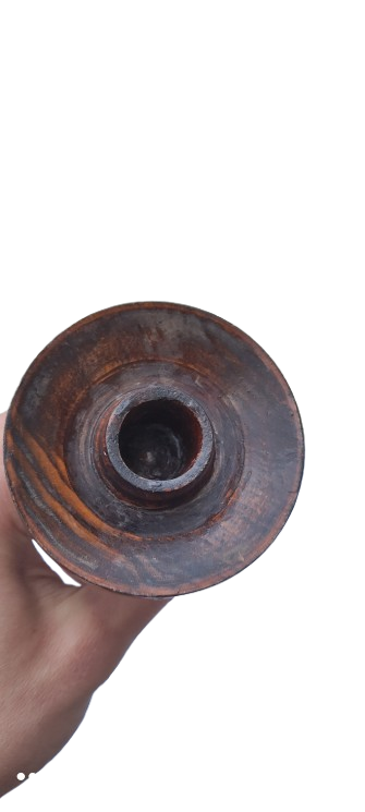 Ретро дървена свещ– втора употреба