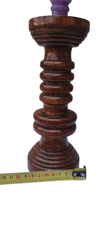 Ретро дървена свещ– втора употреба