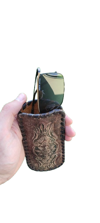 Калъф за очила от кожа