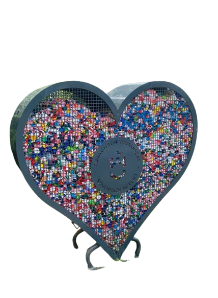 Сърце за събиране на капачки