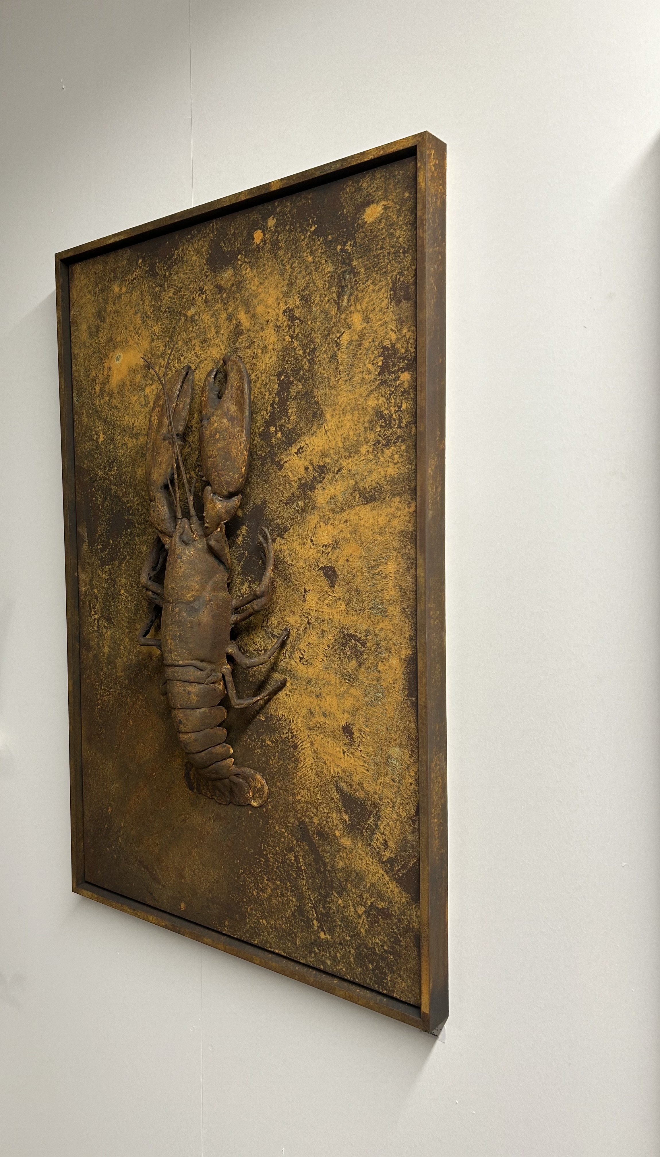 Framed Lobster Art