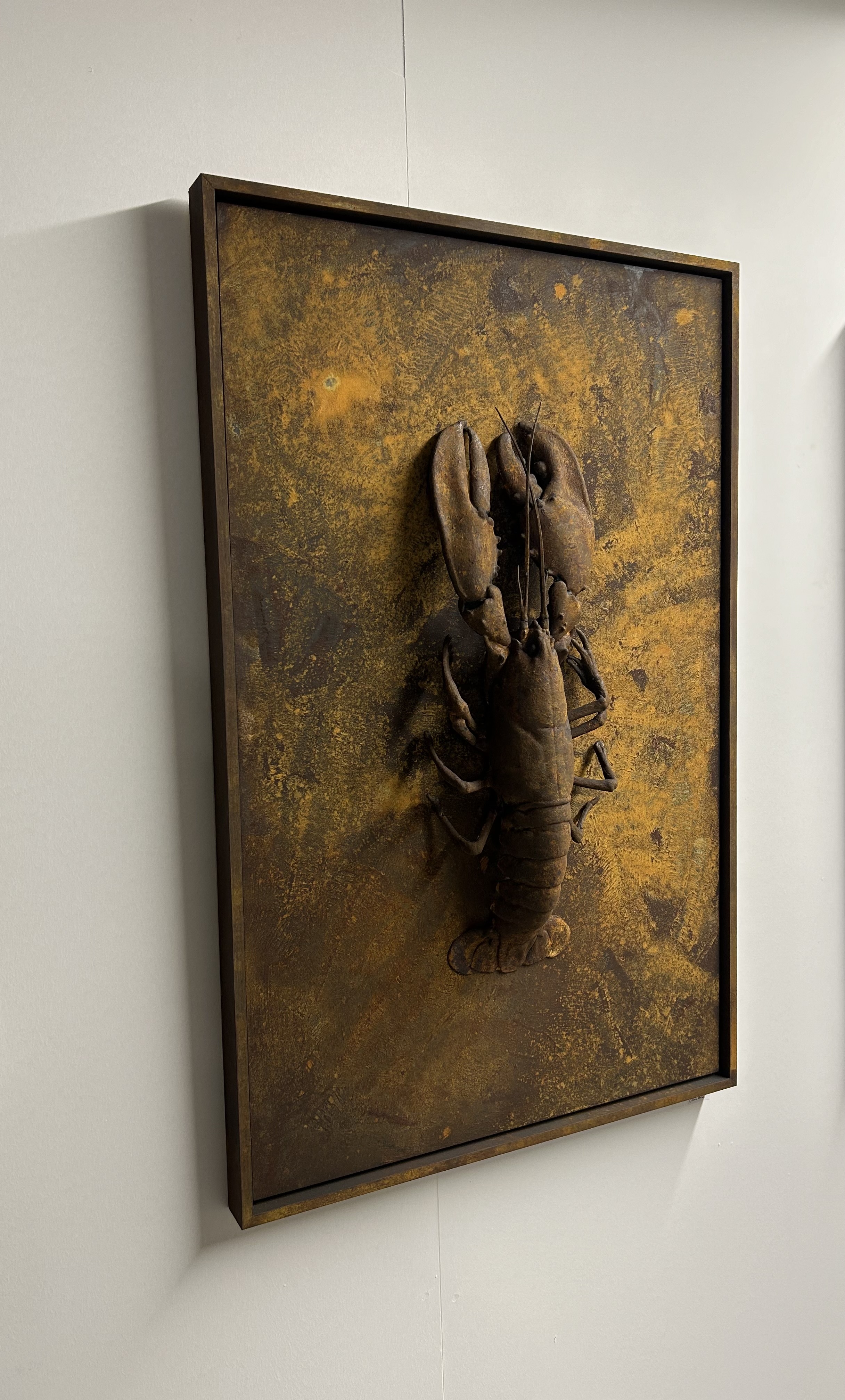 Framed Lobster Art