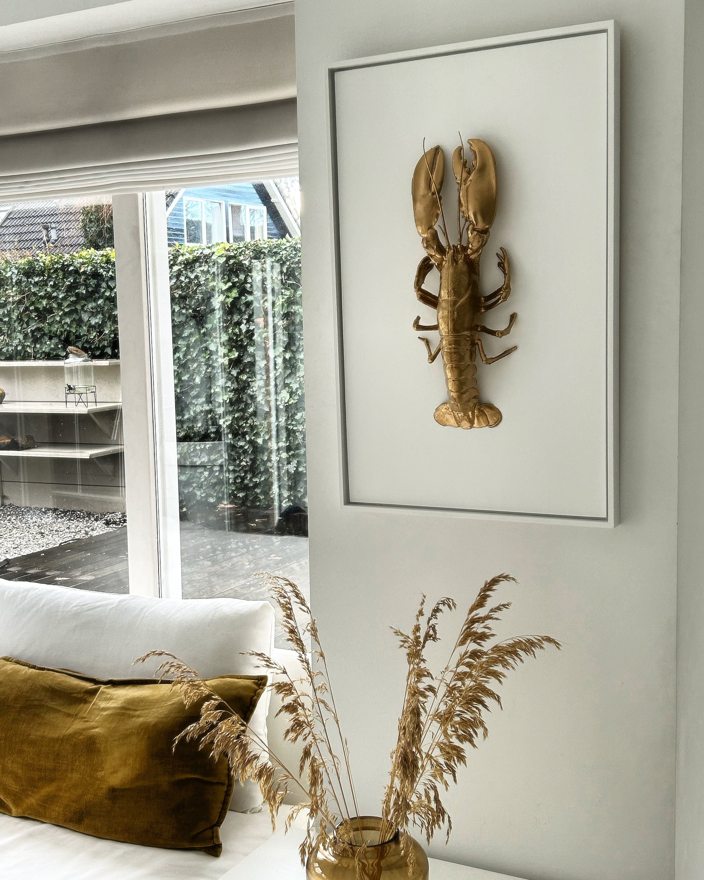 Gold Lobster Wall Art