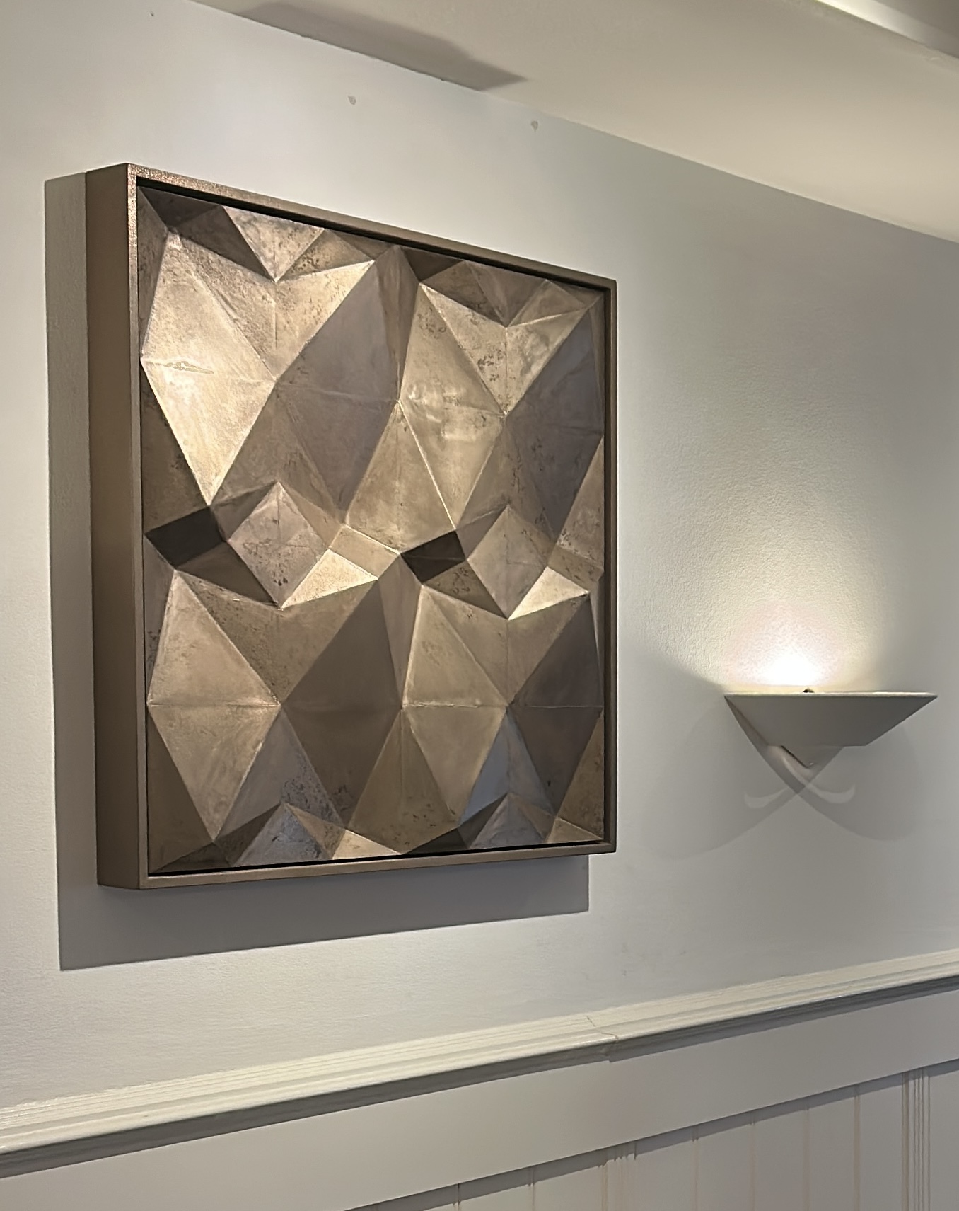 Bronzen Penta 3D kunstwerk