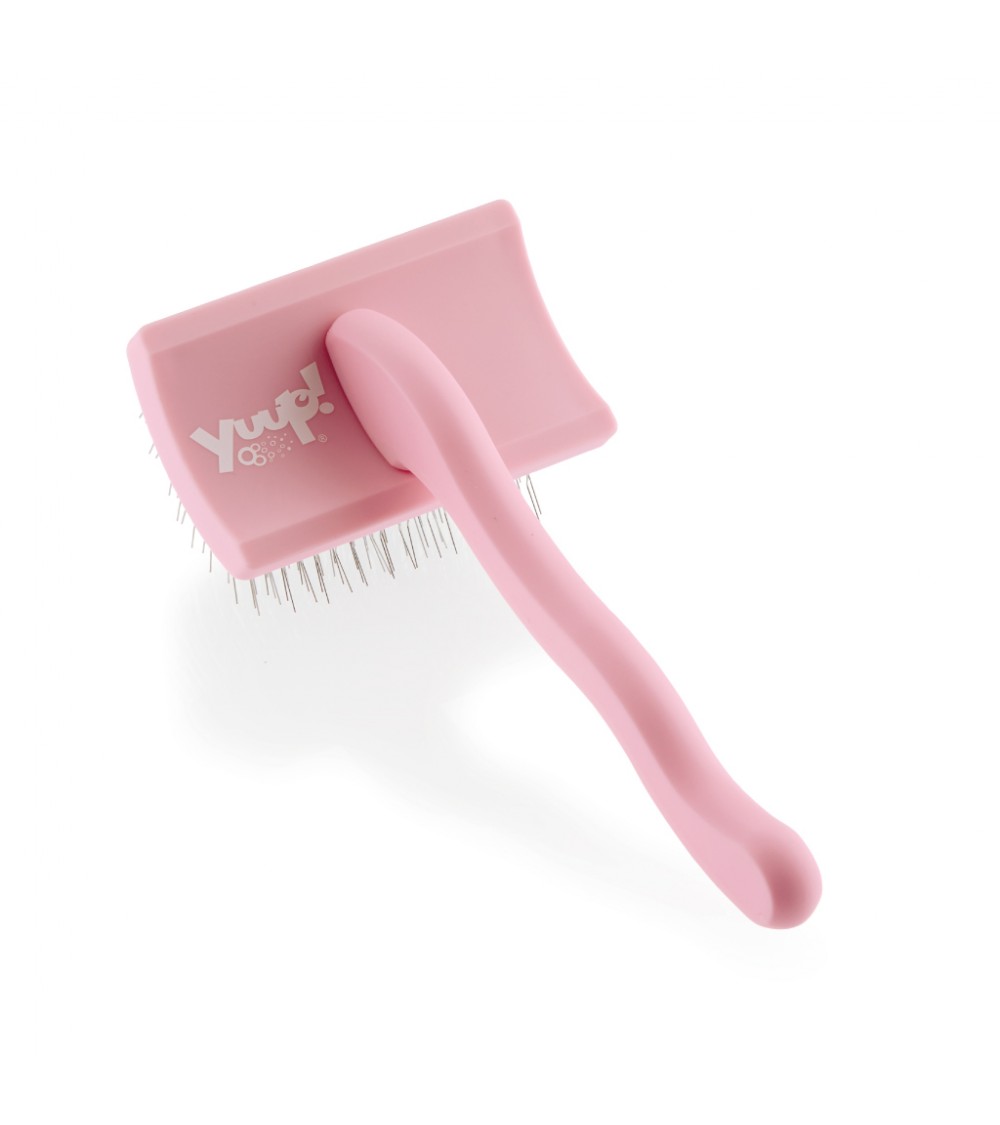 Yuup! Professional Pink Mini Brush – šepetys ilgais dantukais mažas