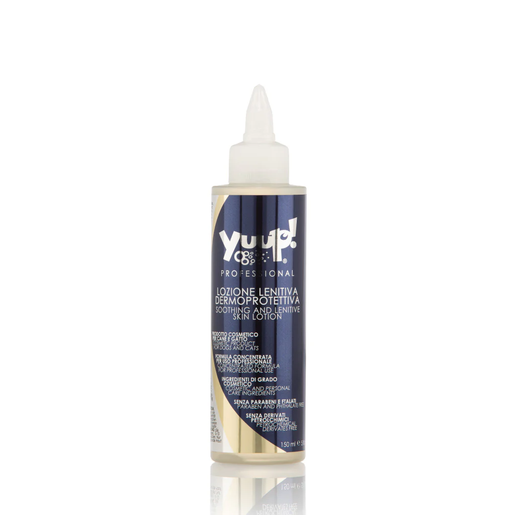 Yuup! Professional Soothing and Lenitive Lotion 150ml – losijonas sausai, sudirgusiai odai nuraminti šunims ir katėms.