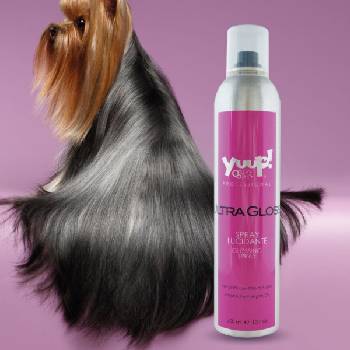 Yuup! Professional Ultra Gloss 300ml – blizgesio suteikianti priemonė su argano aliejumi šunims ir katėms