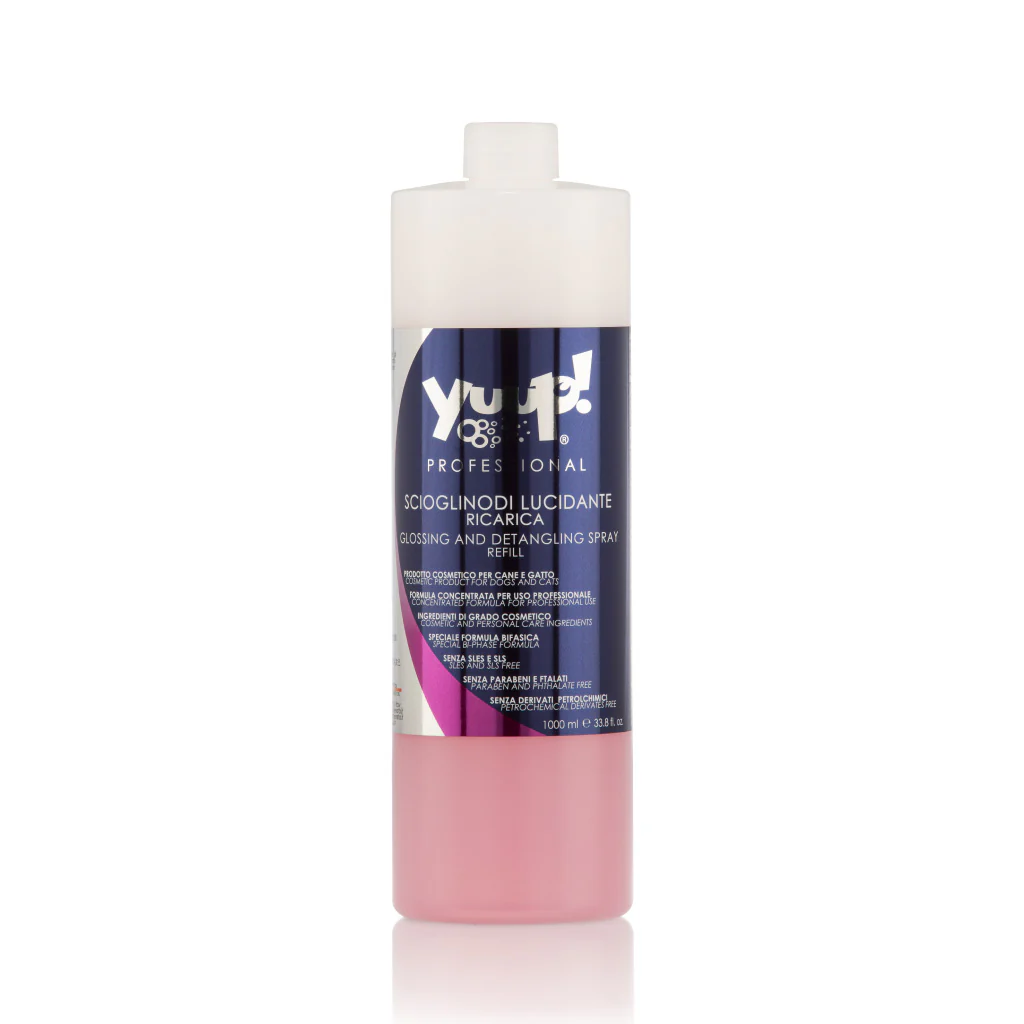 Yuup! Professional Glossing and Detangling Spray -šukavimo skystis neleidžiantis susivelti ir atlaisvinantis sąvėlas šunims ir katėms