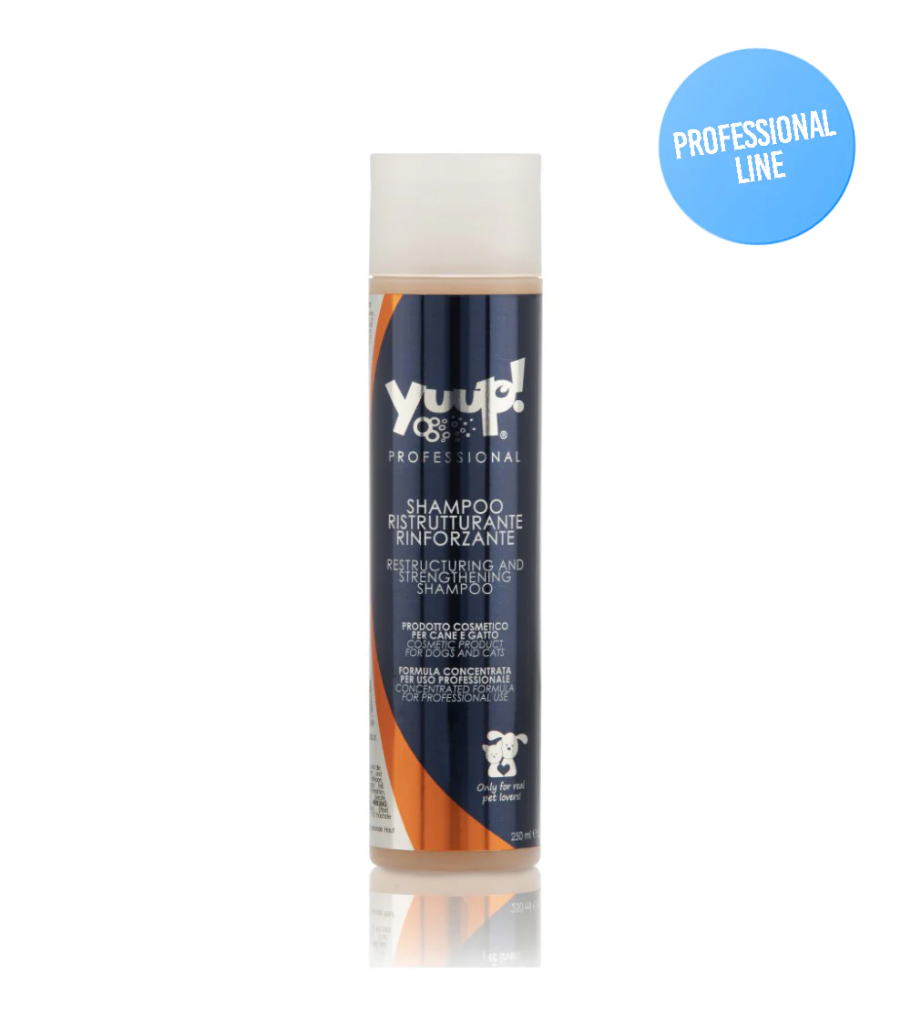 Yuup! Professional Restructuring and Strengthening Conditioner – intensyvus pažeistų, matinių ir plaukų kondicionierius, 1:20 koncentratas
