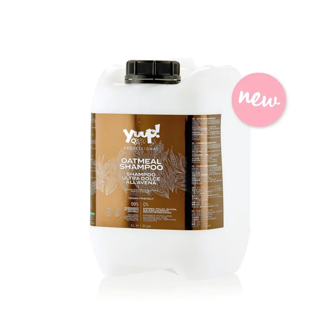 Yuup! Oatmeal Shampoo – šampūnas su avižomis skirtas šunims ir katėms su jautria oda