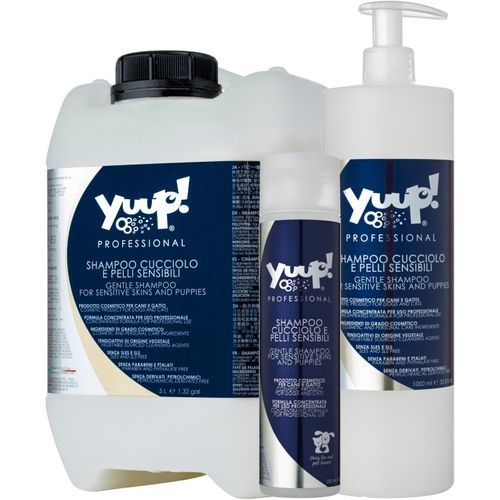Yuup! Professional Gentle Shampoo – šampūnas jautriai odai/alergiškiems ir šuniukams 