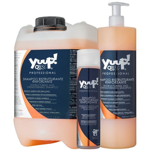 Yuup! Professional Restructuring and Strengthening Shampoo - ilgam, silpnam, pažeistam plaukui šunims ir katėms