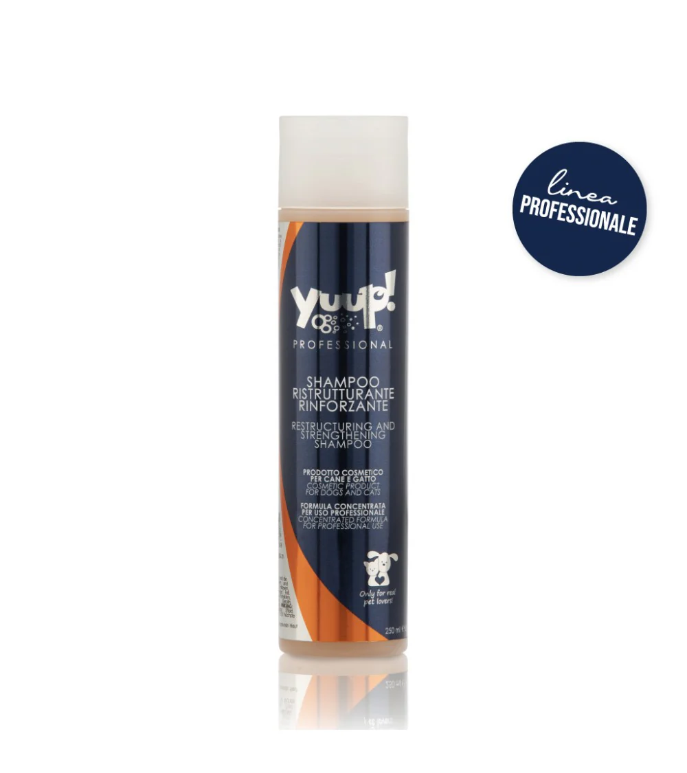 Yuup! Professional Restructuring and Strengthening Shampoo - ilgam, silpnam, pažeistam plaukui šunims ir katėms