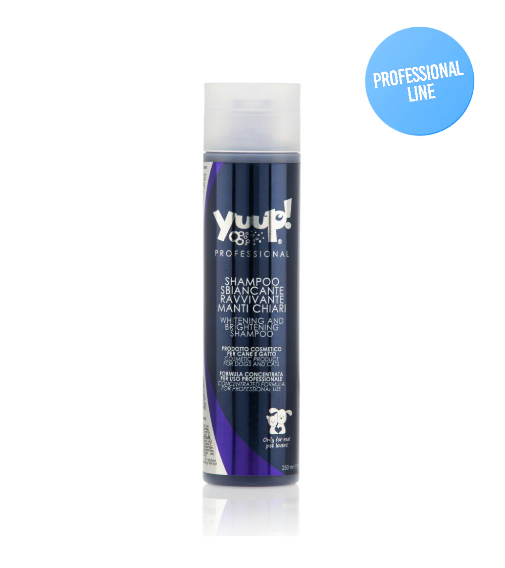 Yuup! Professional Whitening & Brightening Shampoo – šampūnas ryškinantis baltą kailiuko spalvą šunims ir katėms