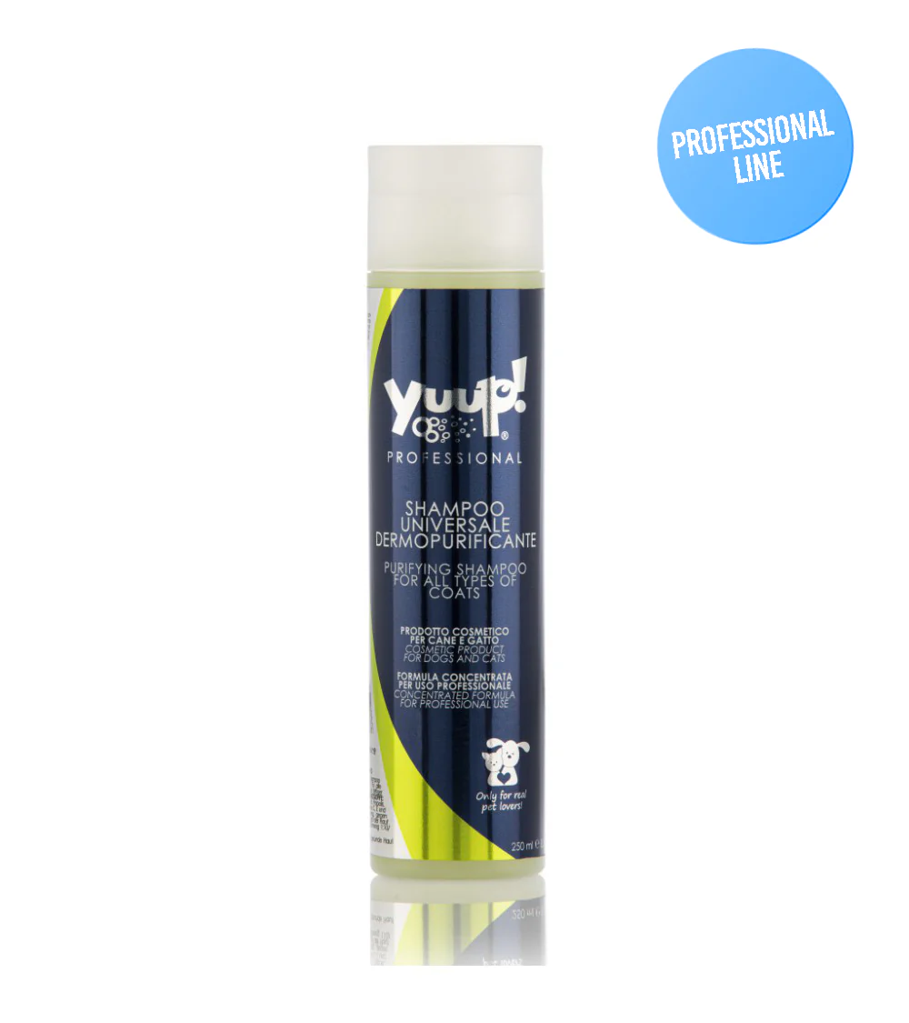 Yuup! Professional Purifying Shampoo  – „All Coat“ giliai valantis šampūnas, koncentruotas 1:20