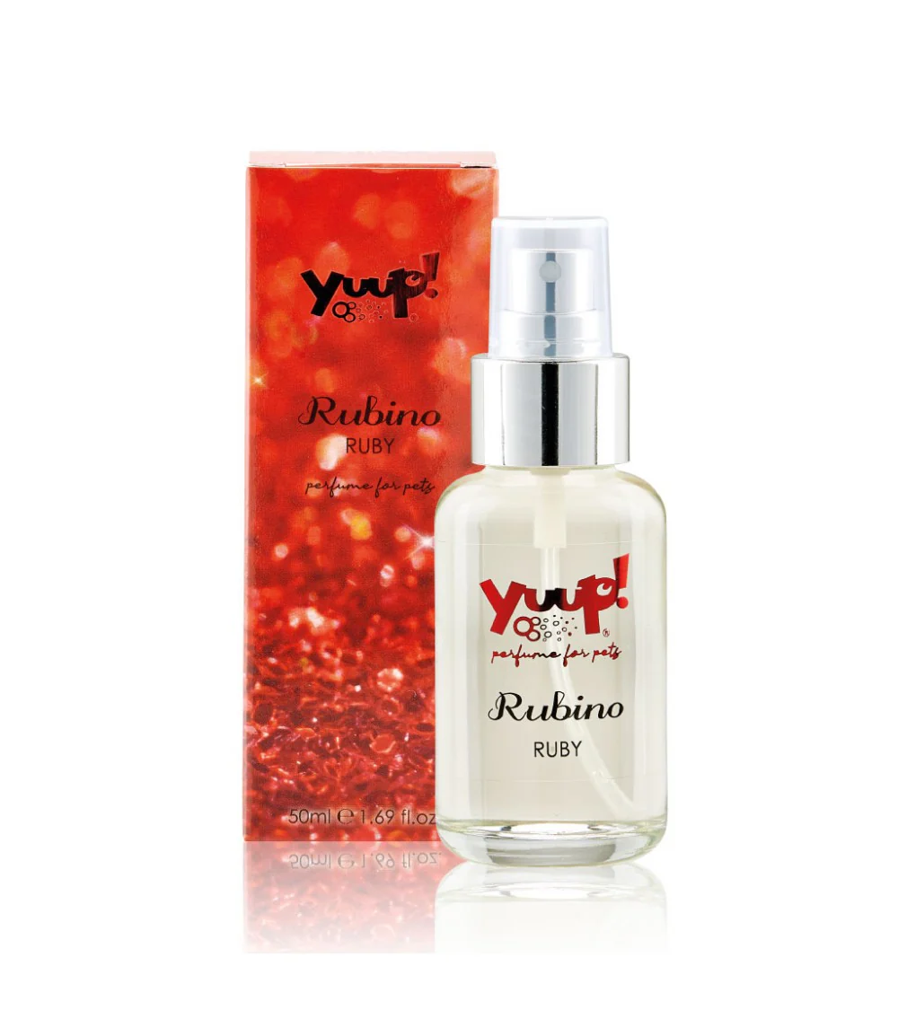 Yuup! Fashion Fragrance Ruby  – Prabangūs kvepalai su saldžiu ir apgaubiančiu kvapu šunims ir katėms 