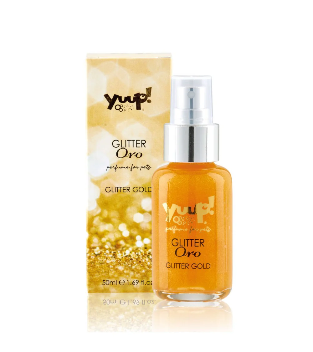 Yuup! Fashion Glitter Gold – ilgai išliekantys kvepalai su aukso blizgesiu.