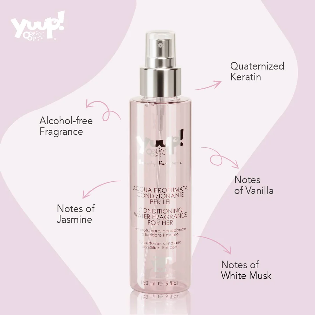 Yuup! Home Conditioning Perfume For Her 150ml – kondicionuojantys moteriški kvepalai su vanile, jazminu ir baltuoju muskusu