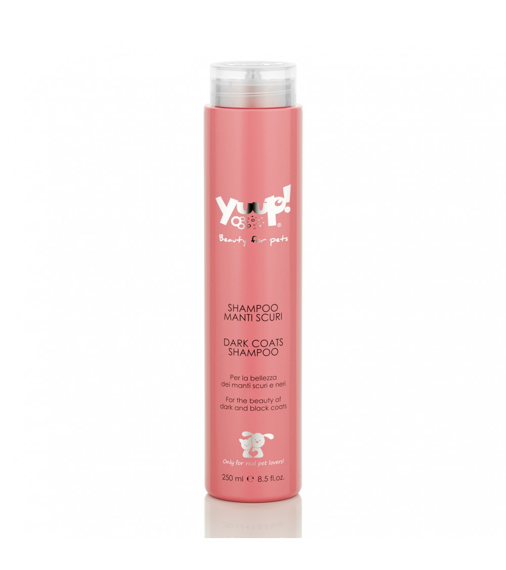 Yuup! Home Dark Coats Shampoo -juodo ir tamsaus plauko šampūnas su keratinu, vitaminais , pentenoliu ir augaliniais ekstraktais 250ml