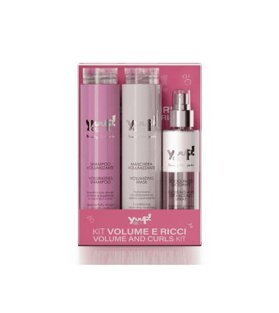 Yuup! Volume & Curls Coats Kit - rinkinys skirtas garbanotam ir tankiam plaukui.