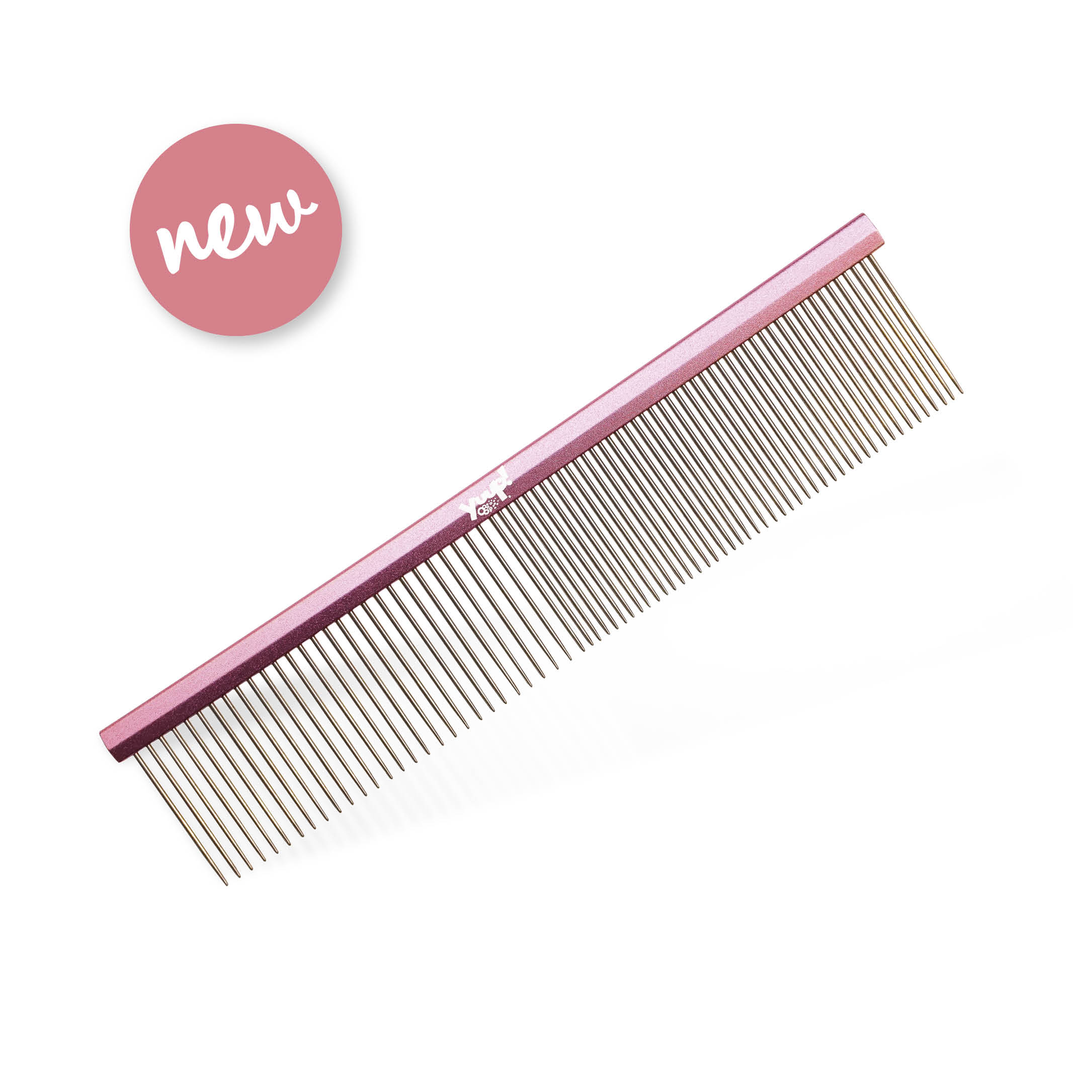 PINKCOMB mini - professional comb - metalunės šukos mažos.