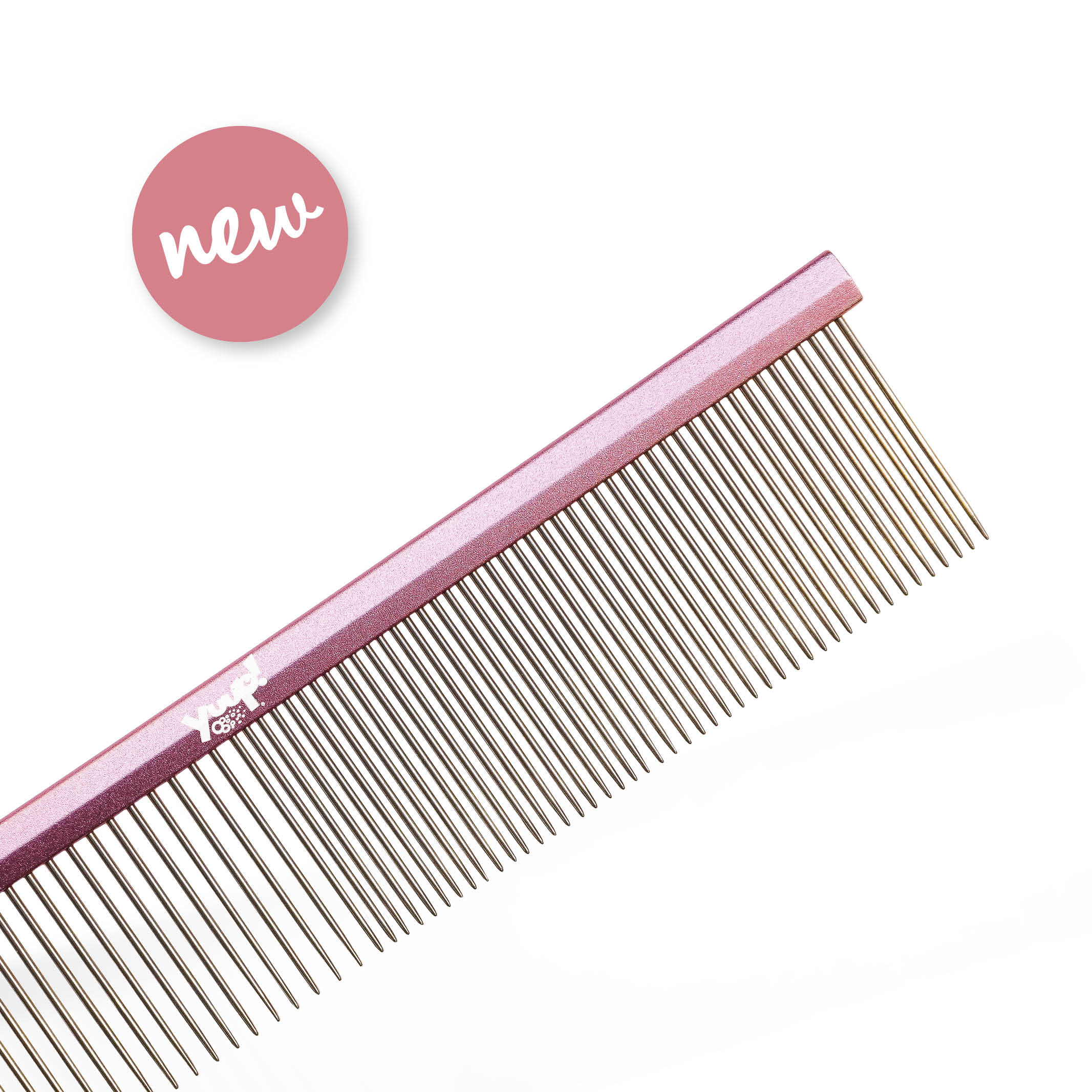 PINKCOMB mini - professional comb - metalunės šukos mažos.
