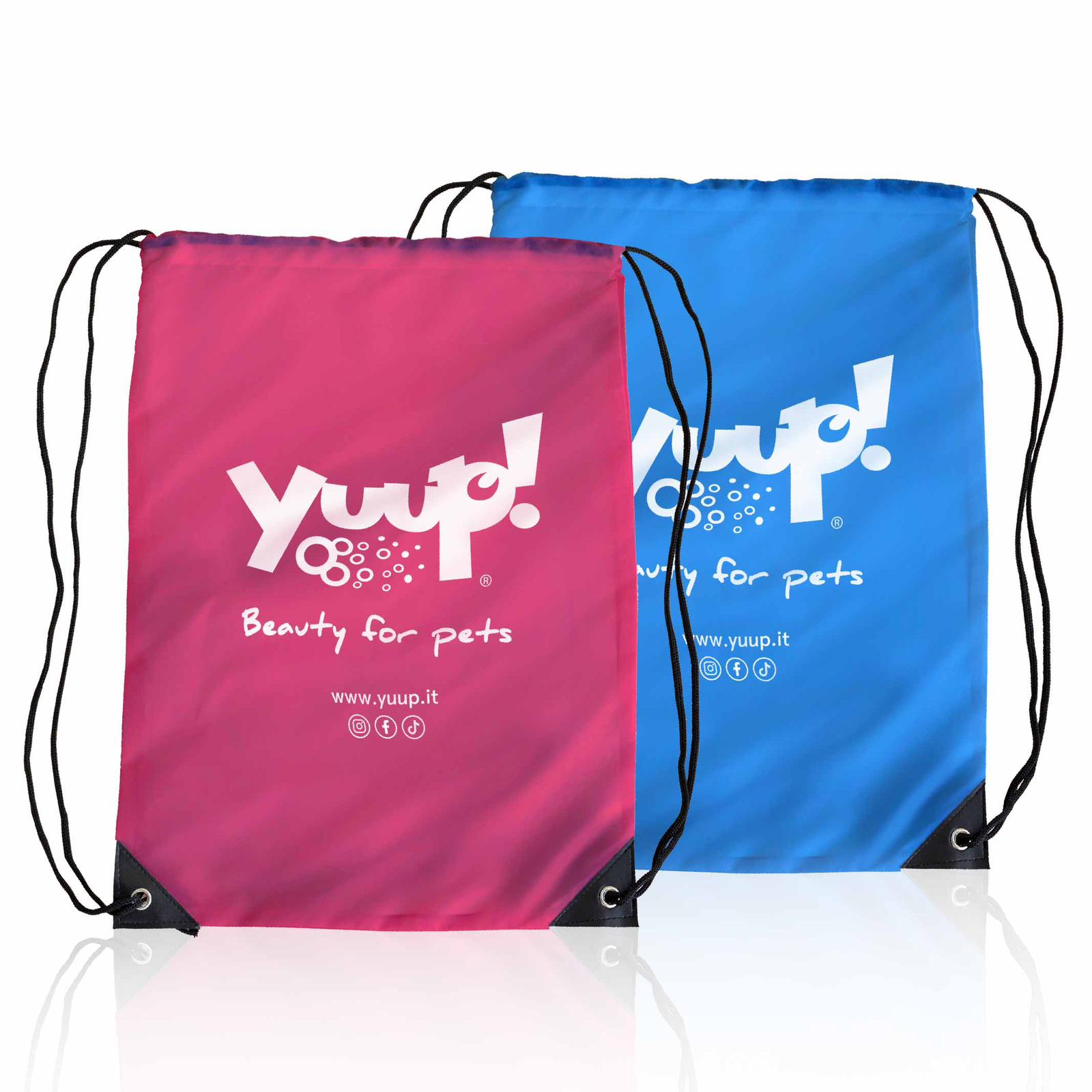 Yuup bag pink or blue.