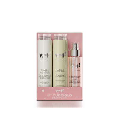 Yuup! Puppy Kit – rinkinys skirtas jauniems šuniukams.